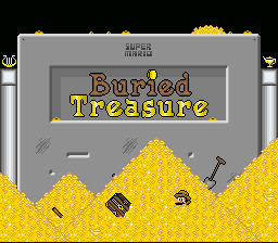 Super Mario - Buried Treasure Title Screen